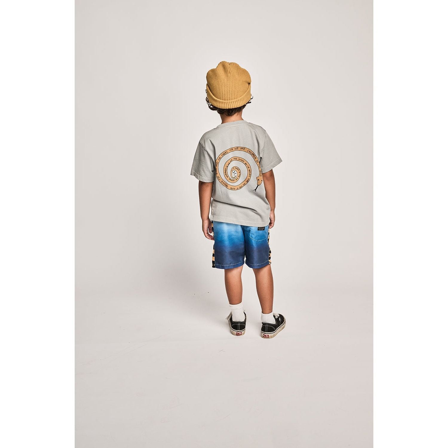 Wrapdyecheck Bshort - Blue Grad