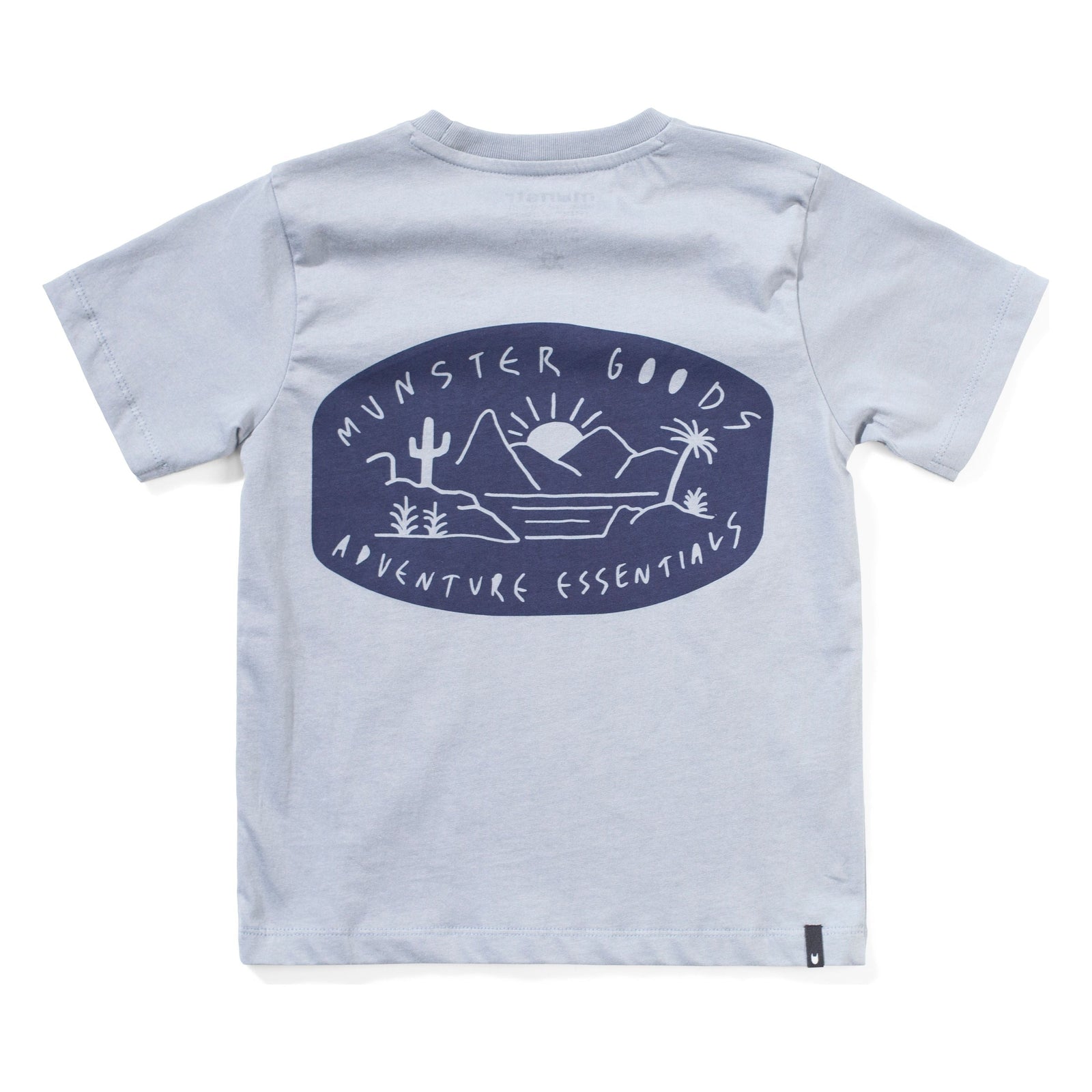 Palmlife Ss Tee - Mid Blue