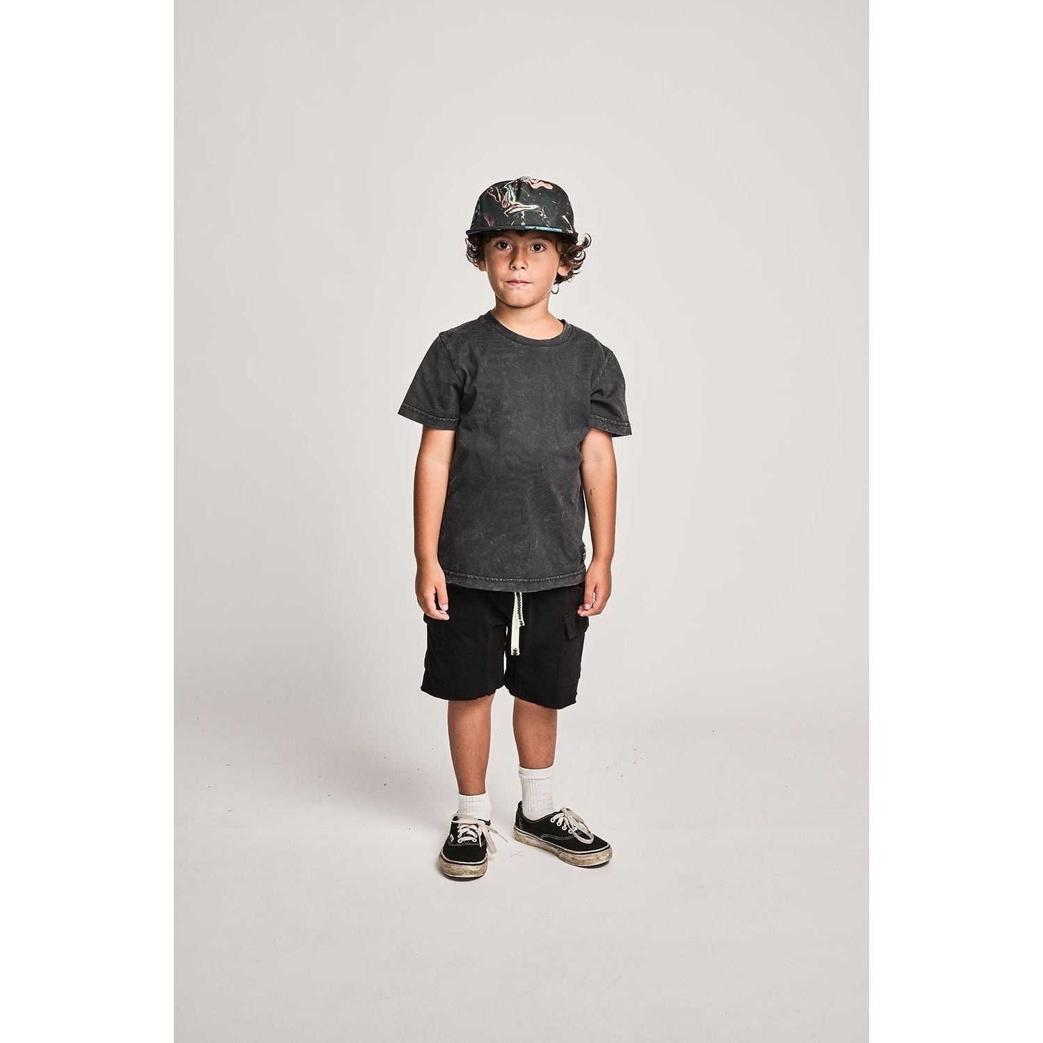 Mnstr Plain Ss Tee - Washed Blk
