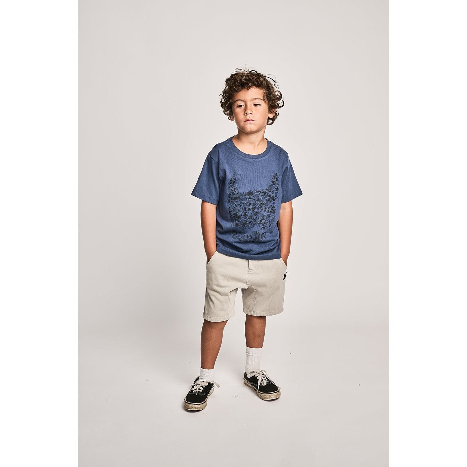 Bug Me Ss Tee - Dk Denim