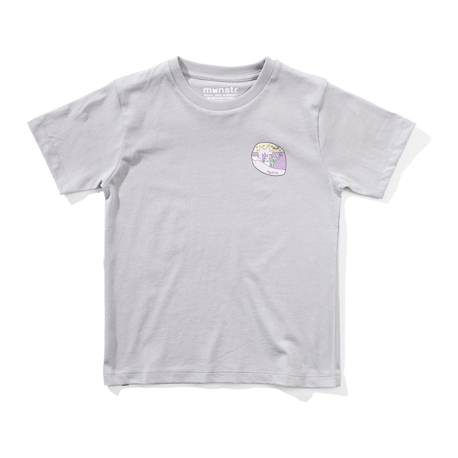 Alleysonme Ss Tee - Light Grey