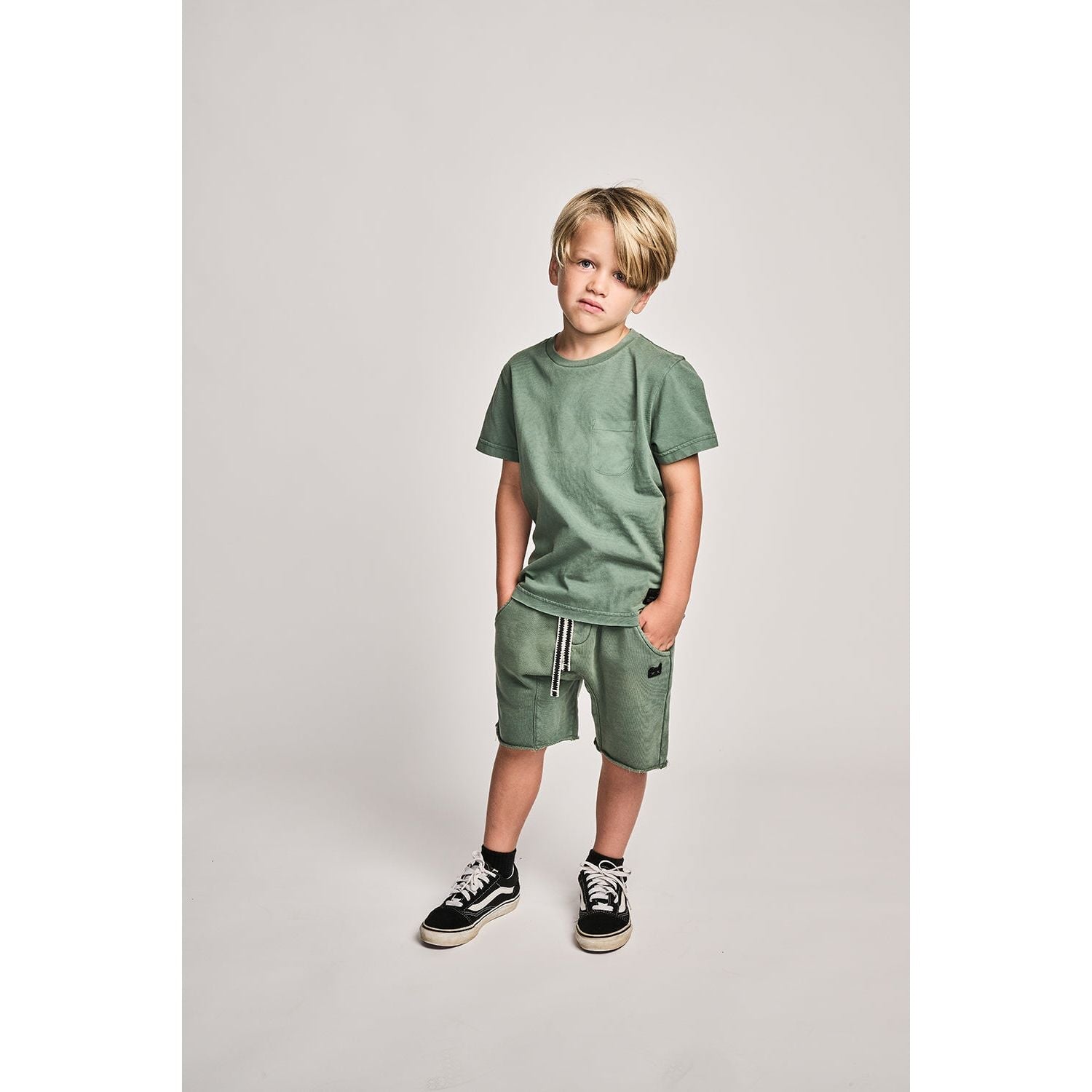 Dream Pkt Ss Tee - Mineral Green