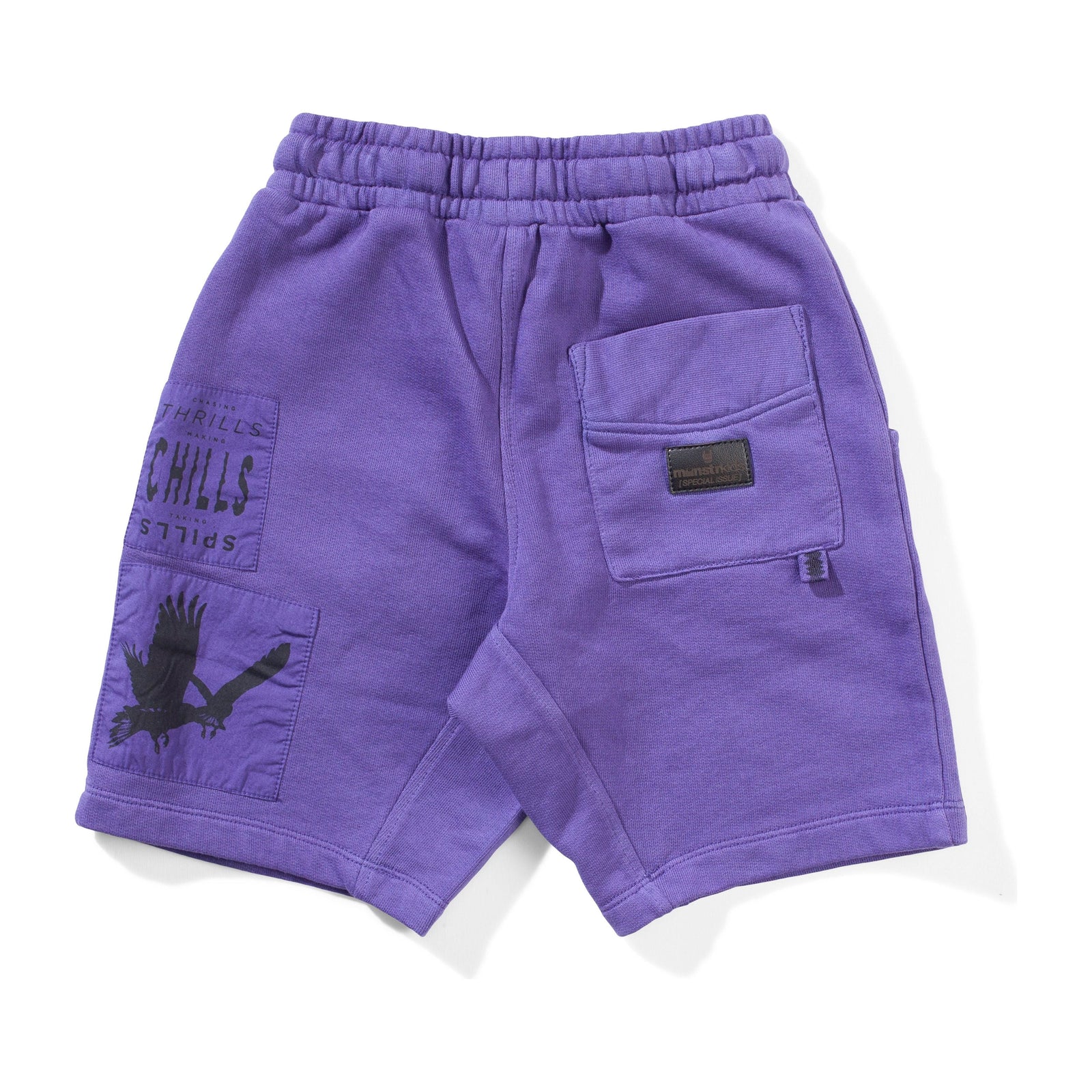 Patchedup Short - Washed Purple