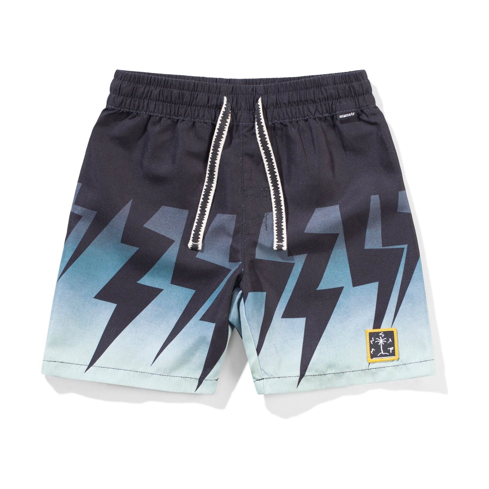 Lightning Board Short- Black/Green