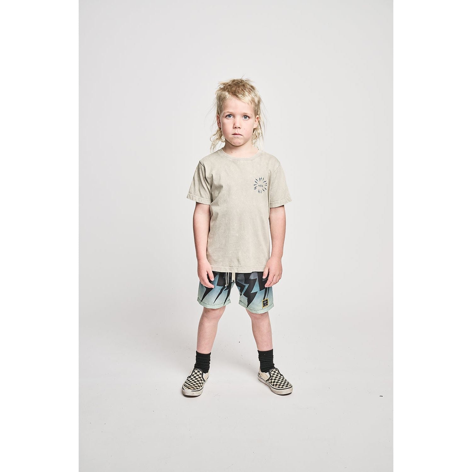 Lightning Board Short- Black/Green