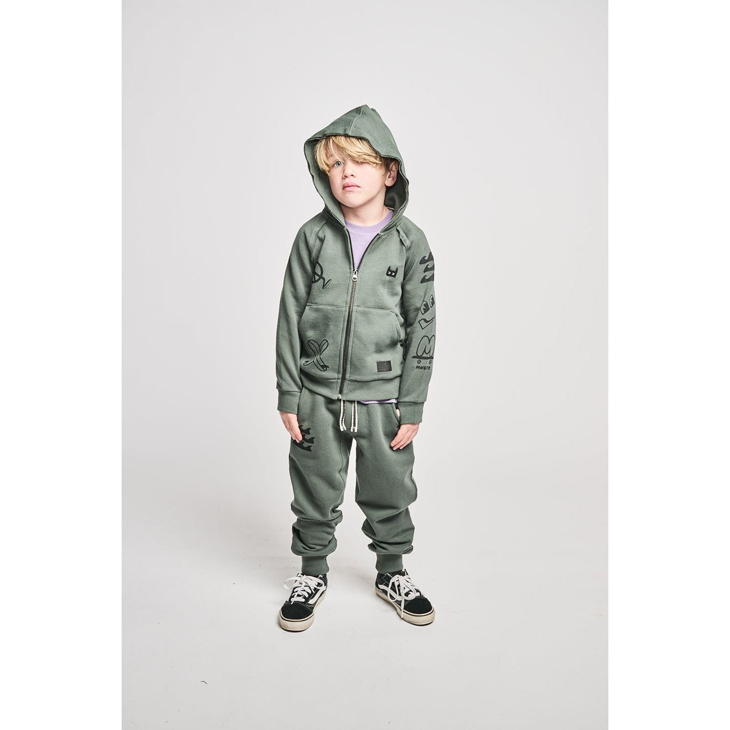 Icon Patch Hoodk - Ocean Green