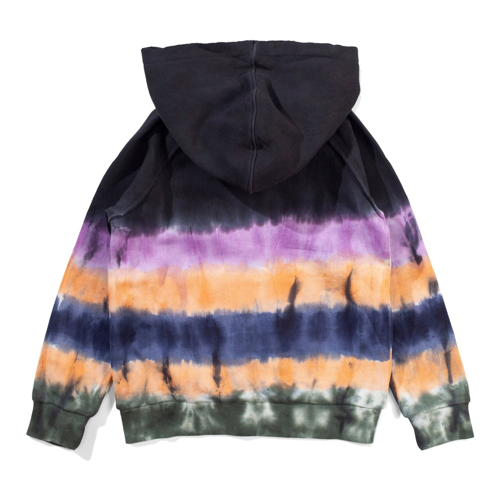 Half Dip Zip Hood - Black