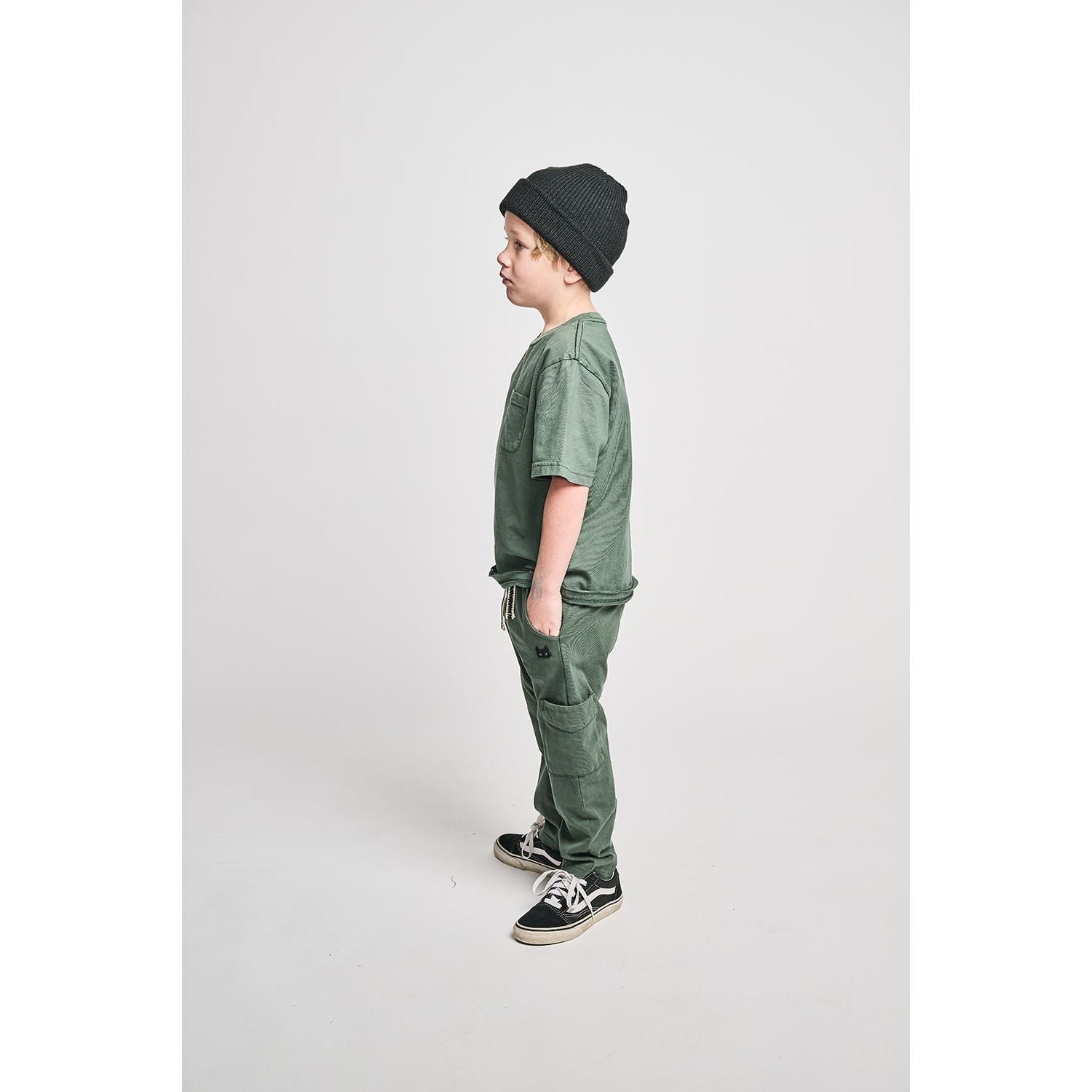 Loosk Pant - Washed Ocean Green