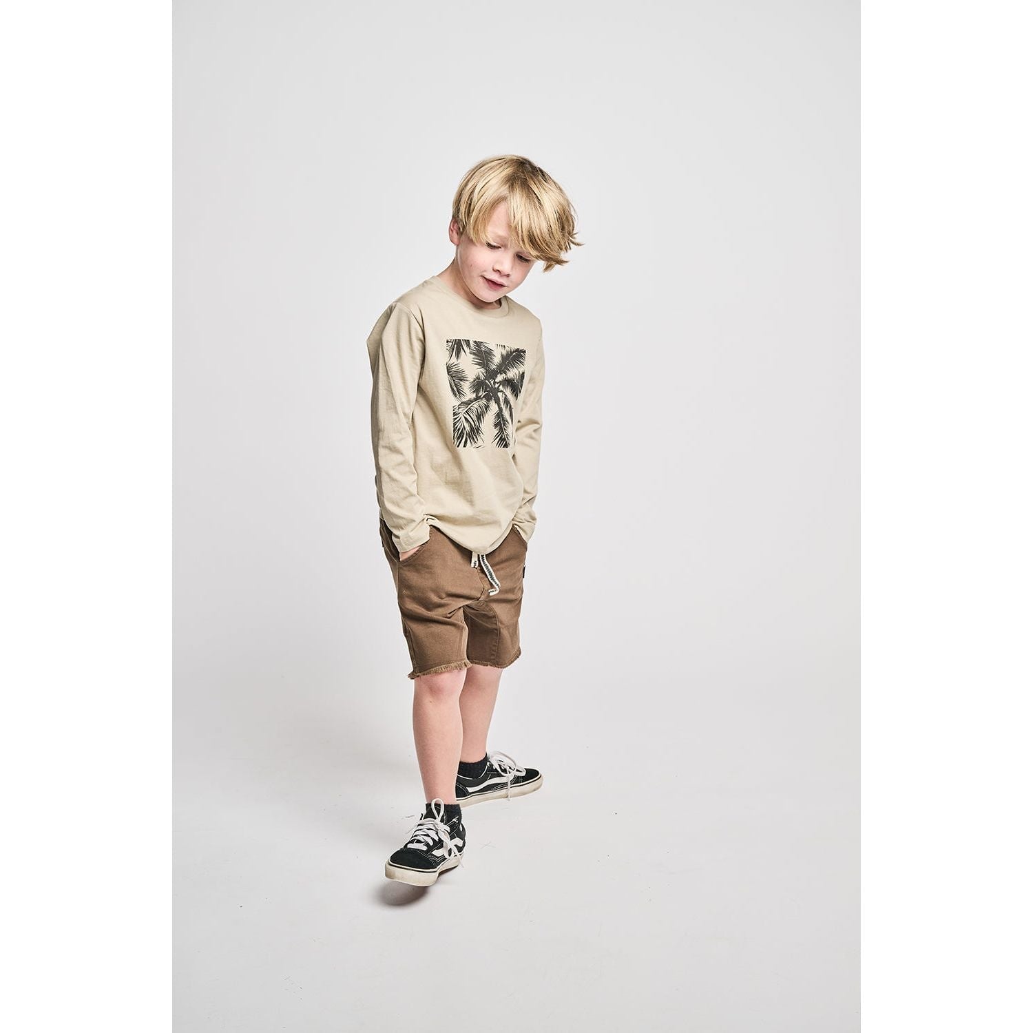 Island Ls Tee - Sand