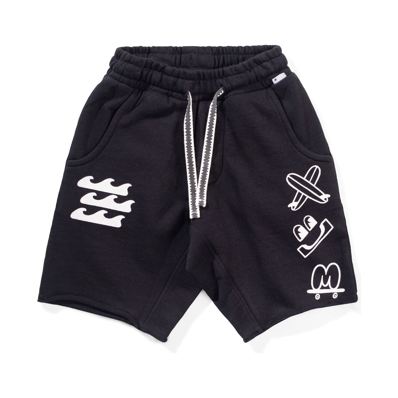 Branded Short - Black