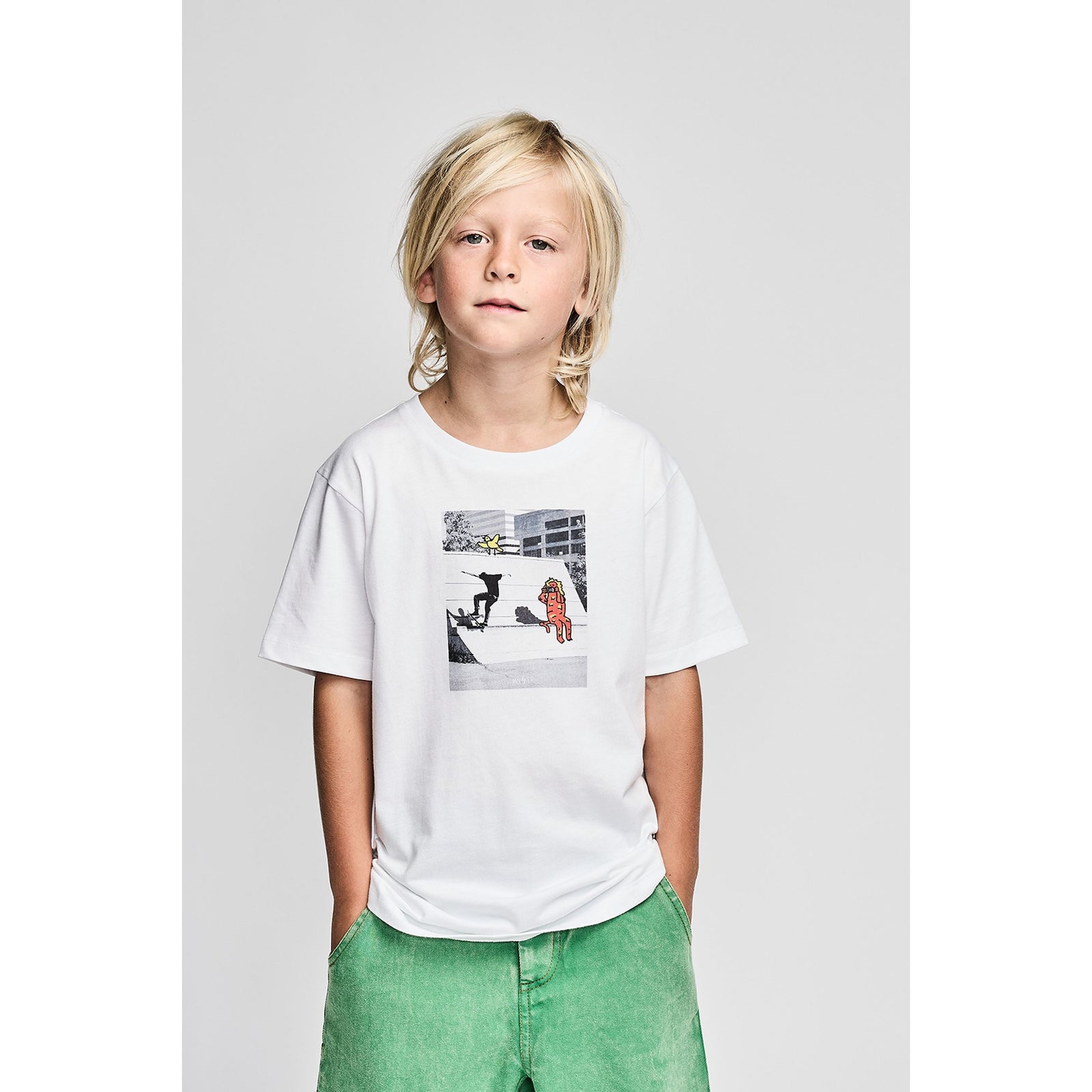 Snapshot Tee - White