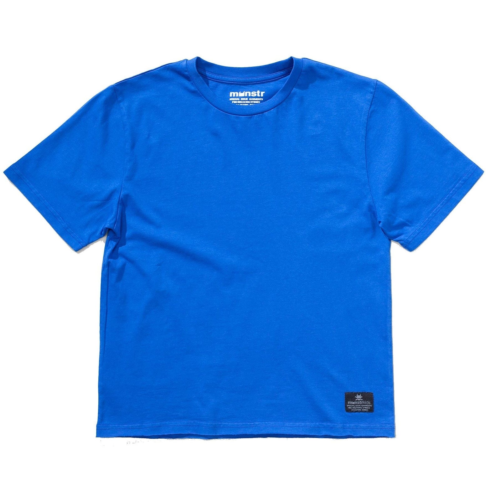 Mnstrbasik Tee - Washed Royal Blue