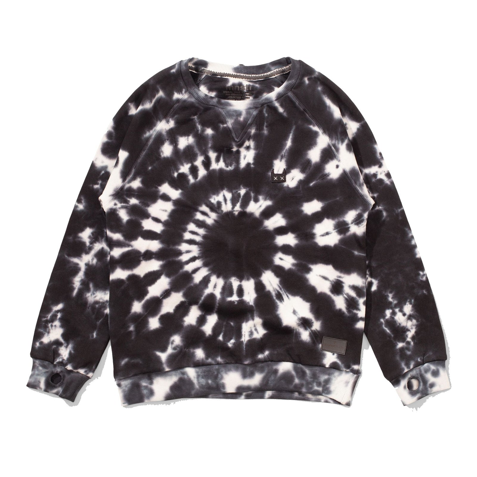 Dyedye Crew - Black/Light Grey