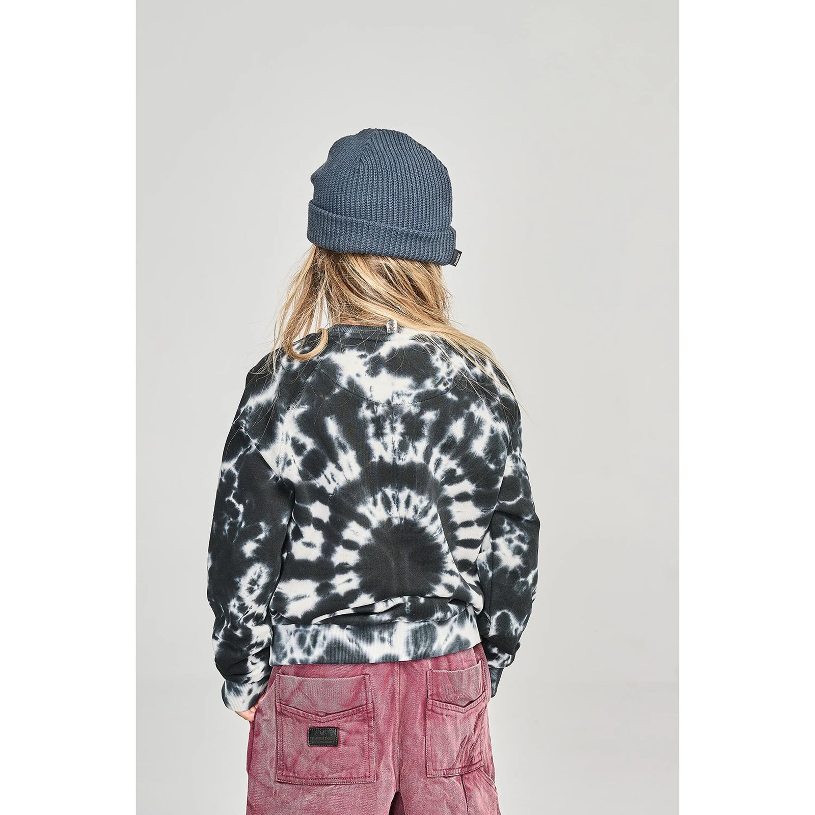 Dyedye Crew - Black/Light Grey