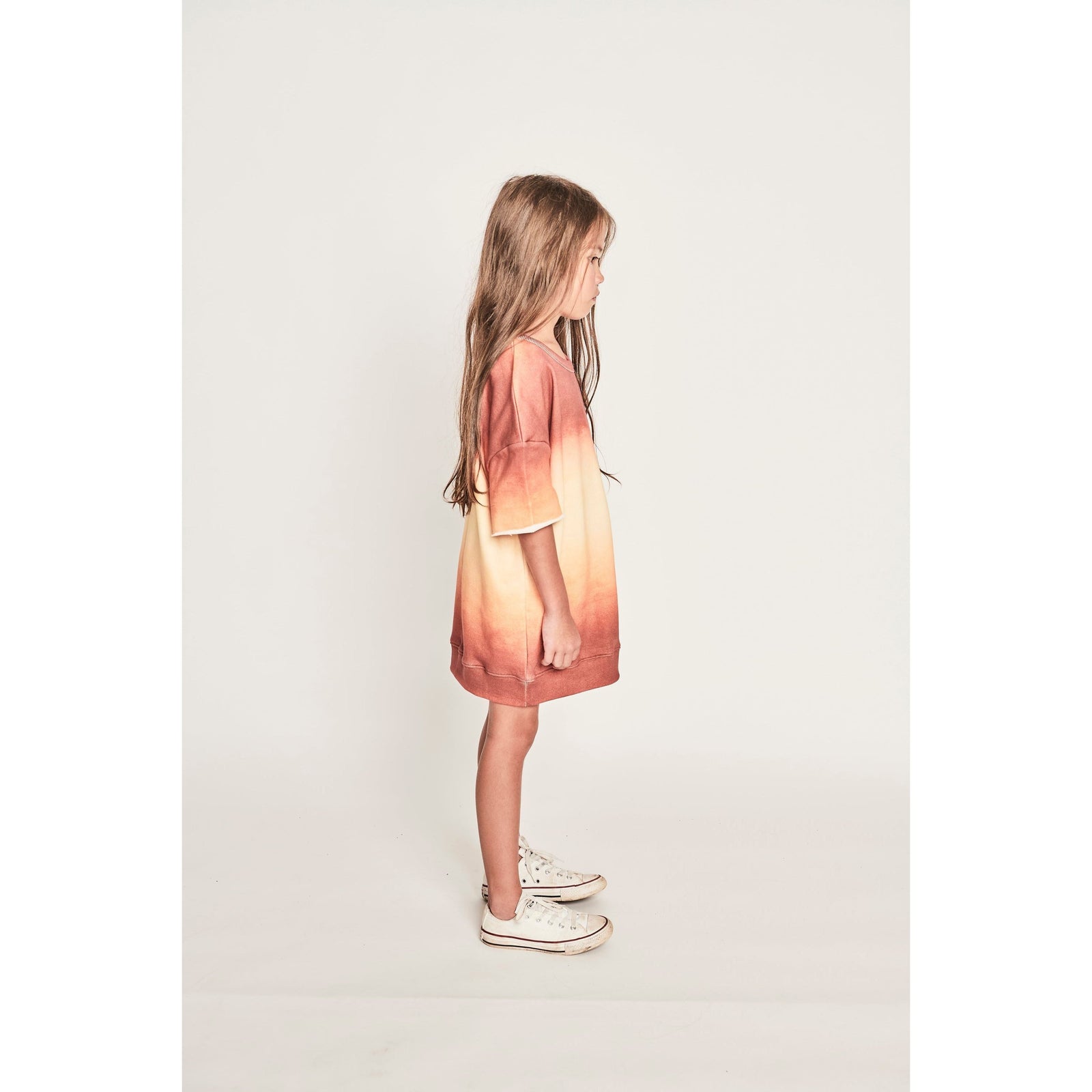 Ocher Dress - Orange Rust