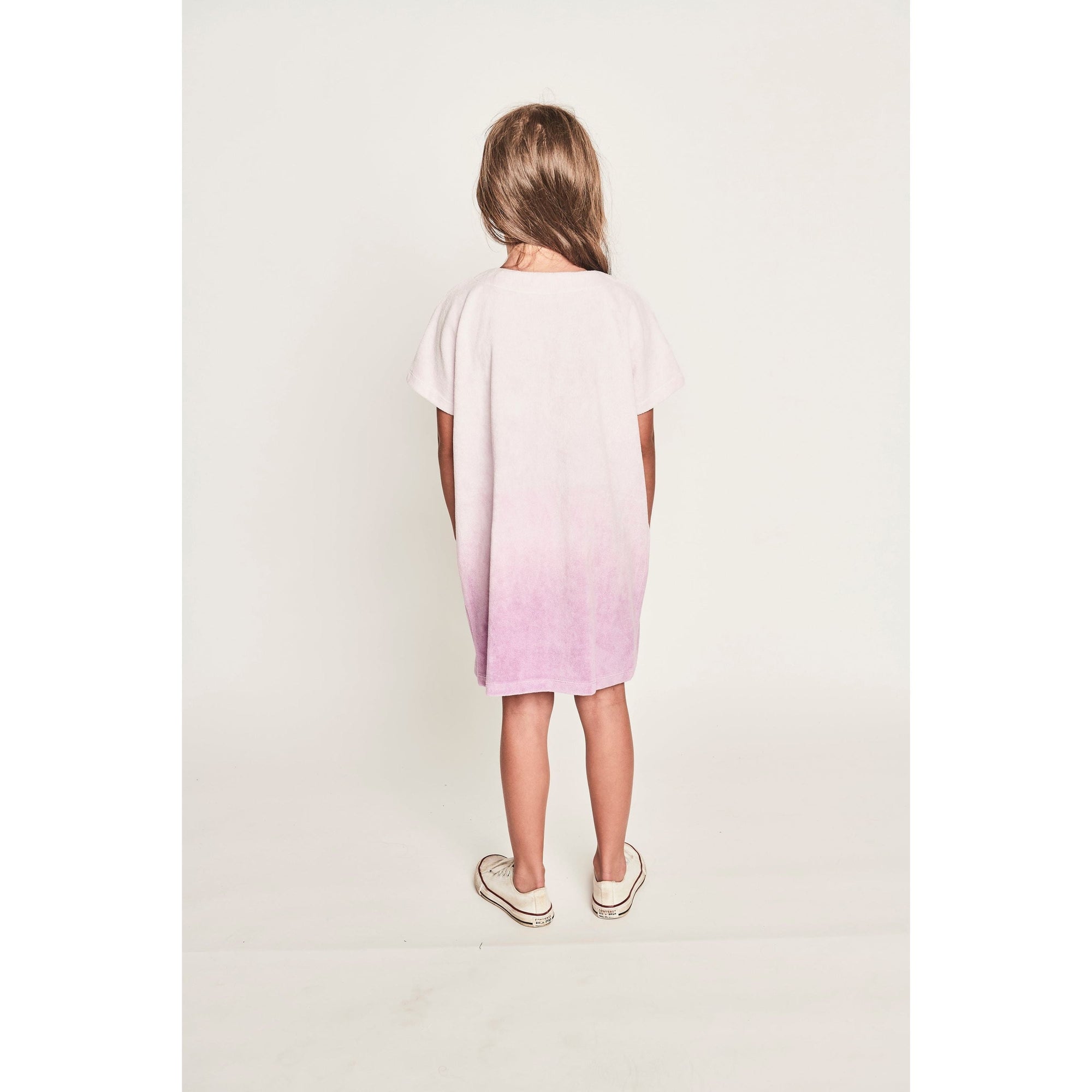 Crystal Dress - Lilac Dip Dye