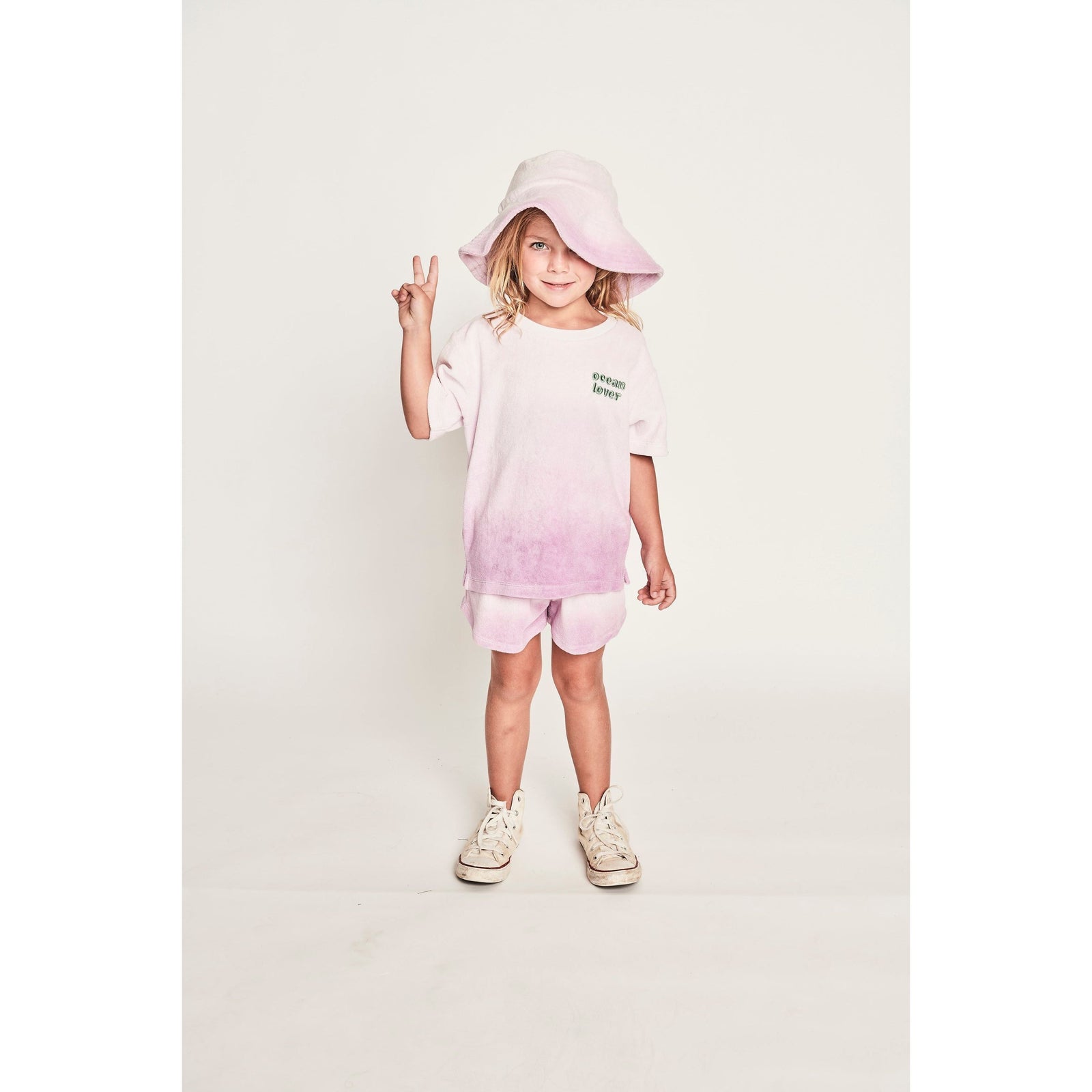 Blossom Tee - Lilac Dip Dye