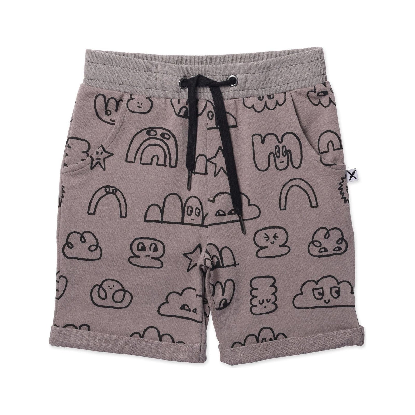 Drawings Short- Dark Grey