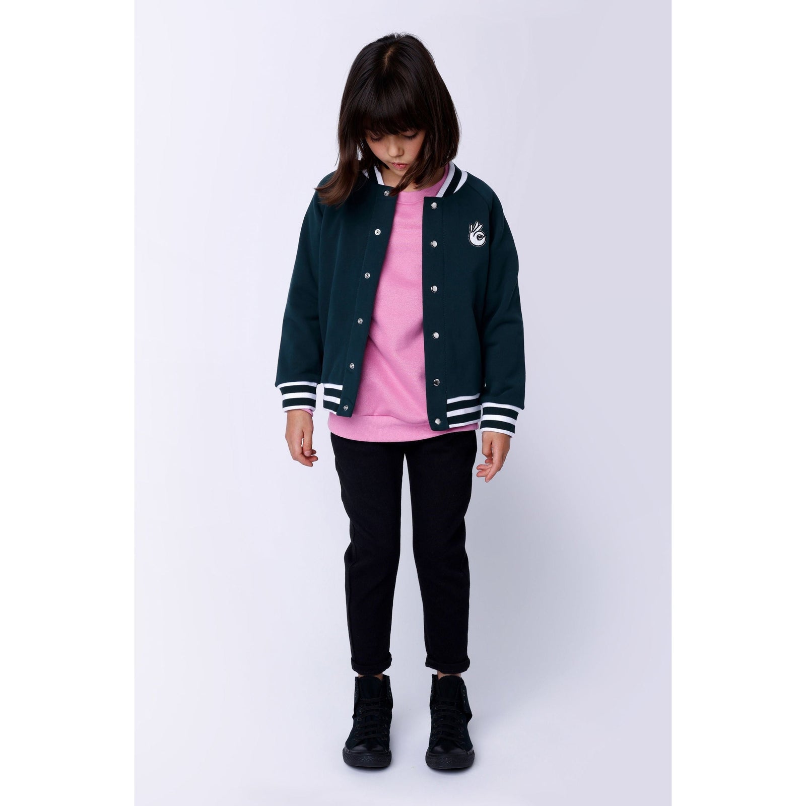 Furry College Sweat - Forest