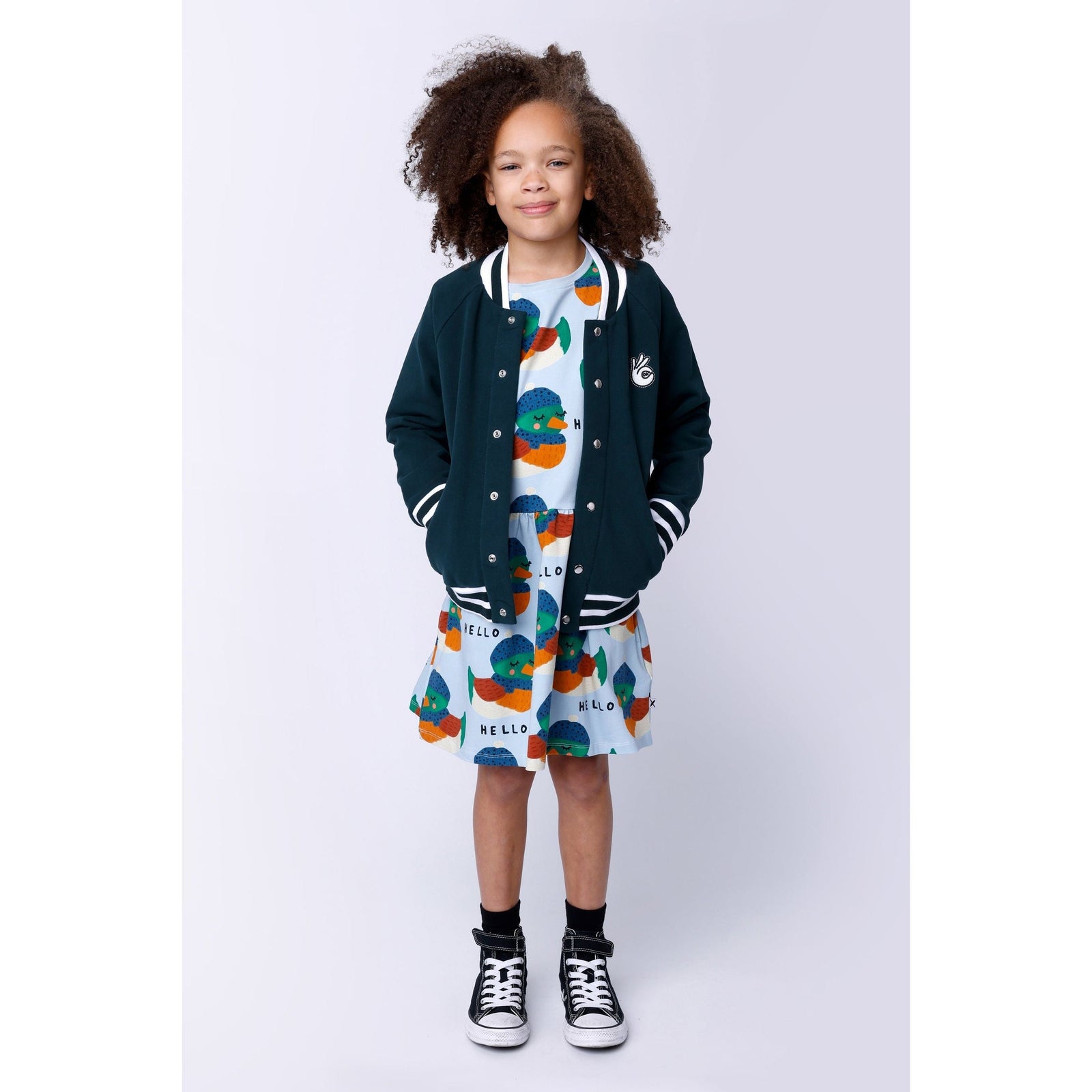 Furry College Sweat - Forest