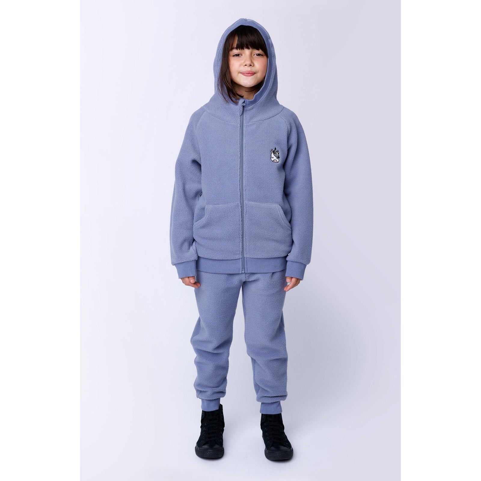 Teddy Zip Up - Cornflower