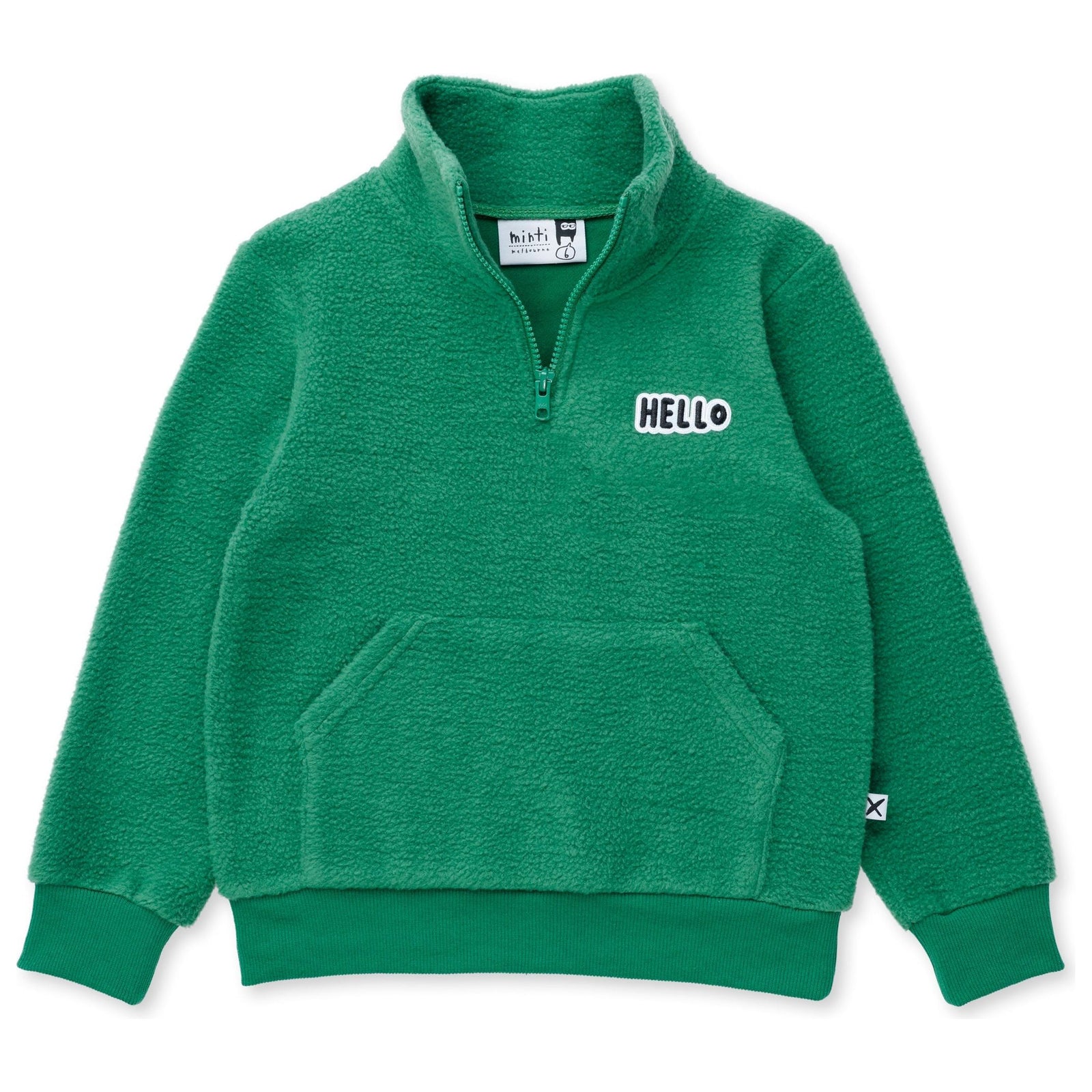 Teddy Half Zip Crew - Turf