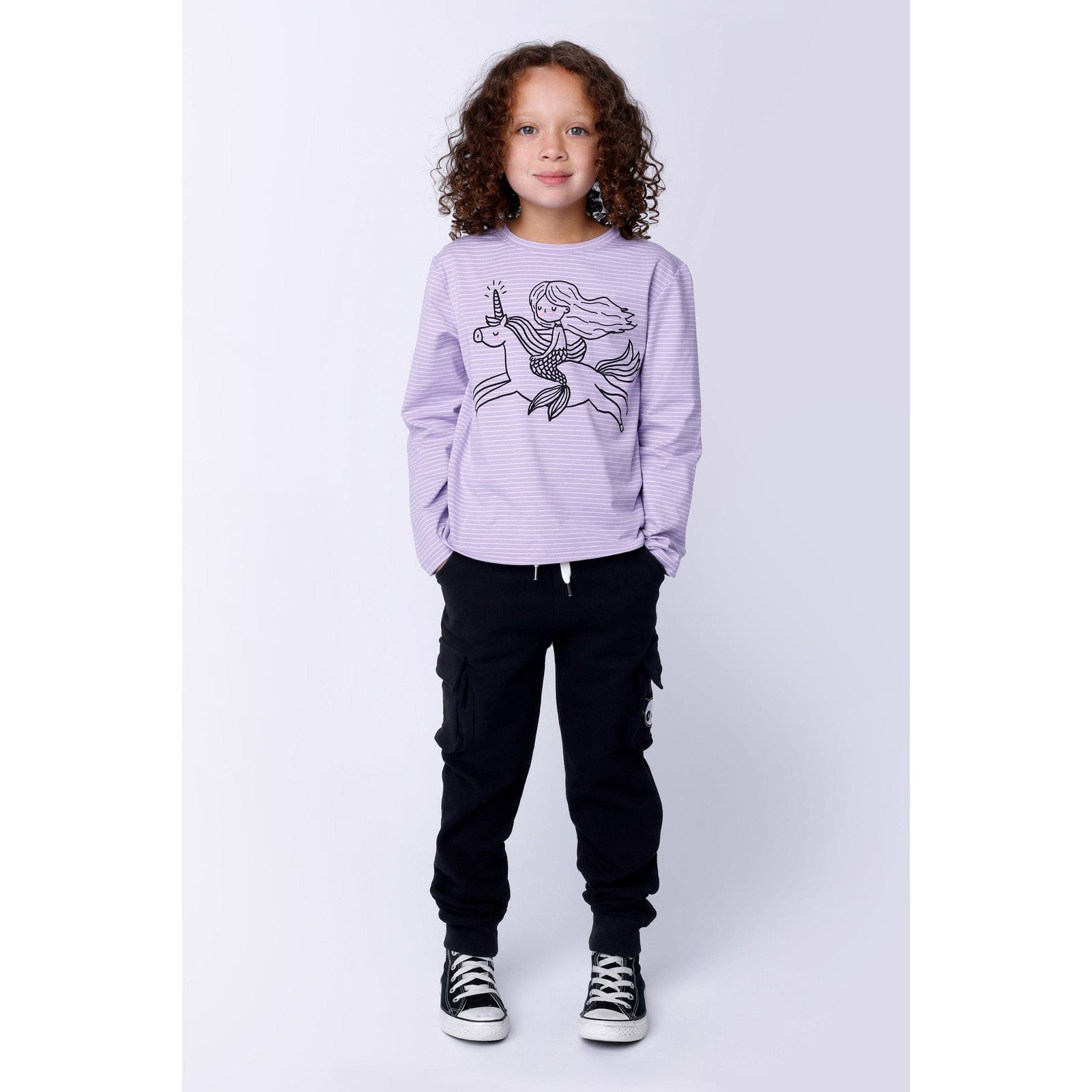 Furry Tailored Cargo Trackies - Black
