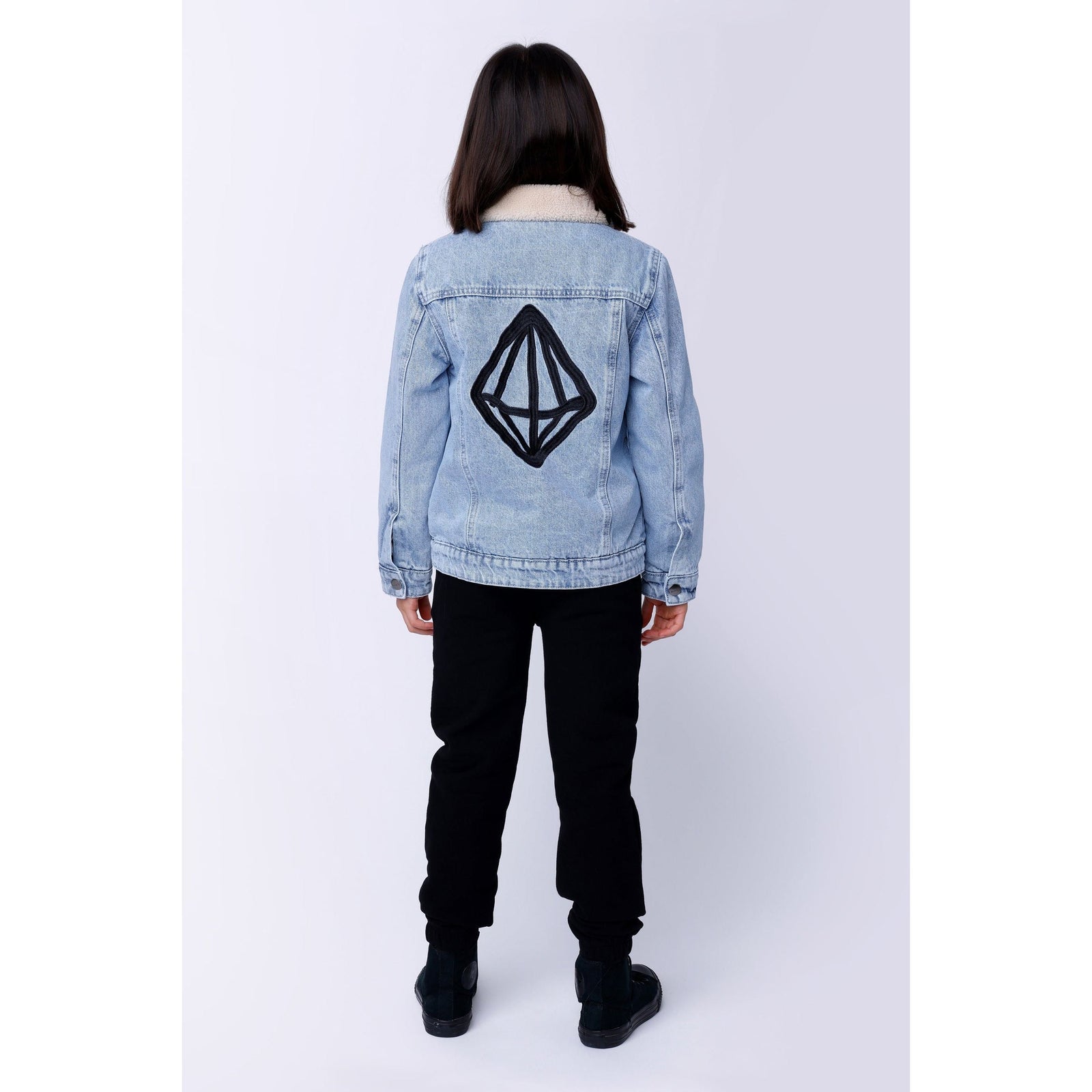 Diamond Denim Bomber