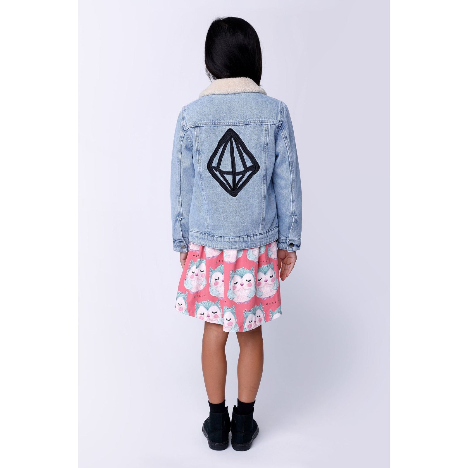 Diamond Denim Bomber
