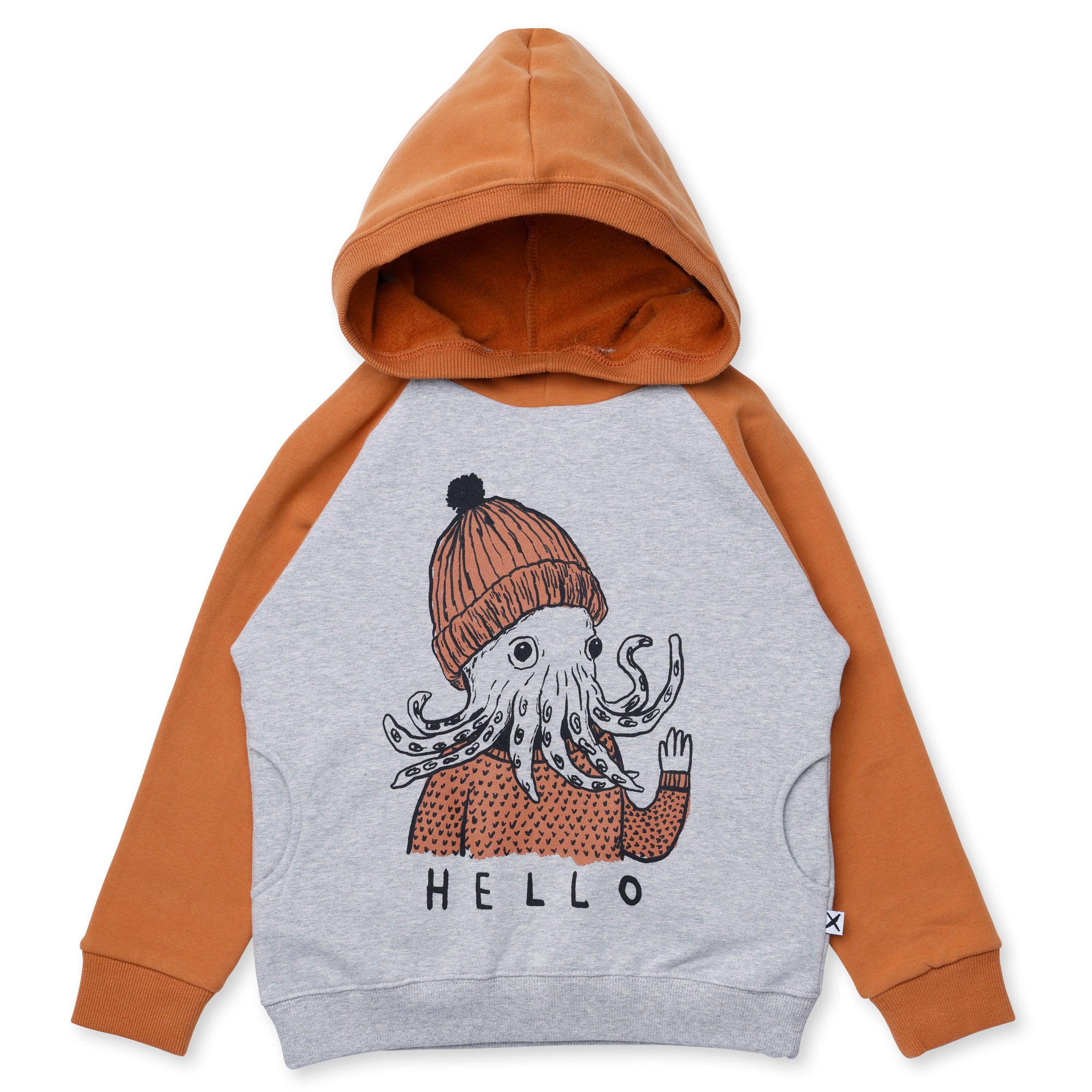 Hello Octopus Furry Hood