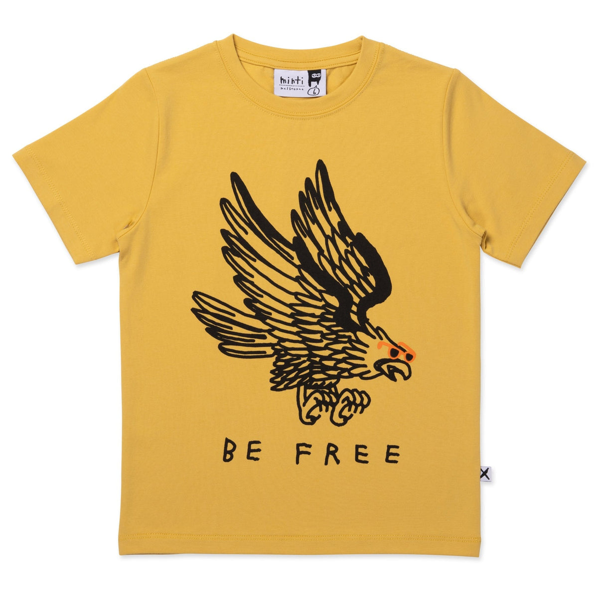 Be Free Tee- Dull Yellow