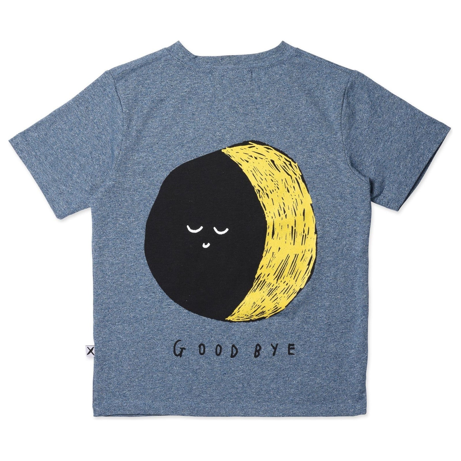 Hello Sun Goodbye Moon Tee- Midnight Marle