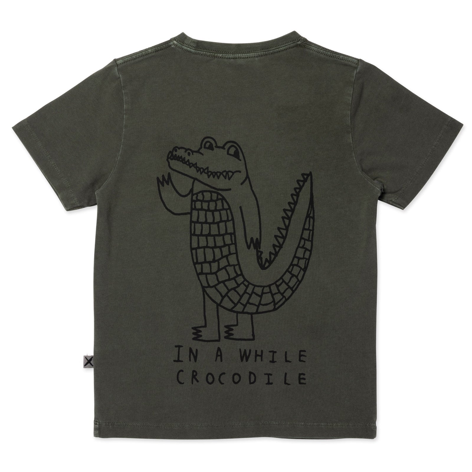 Later Alligator Tee- Olive Wash