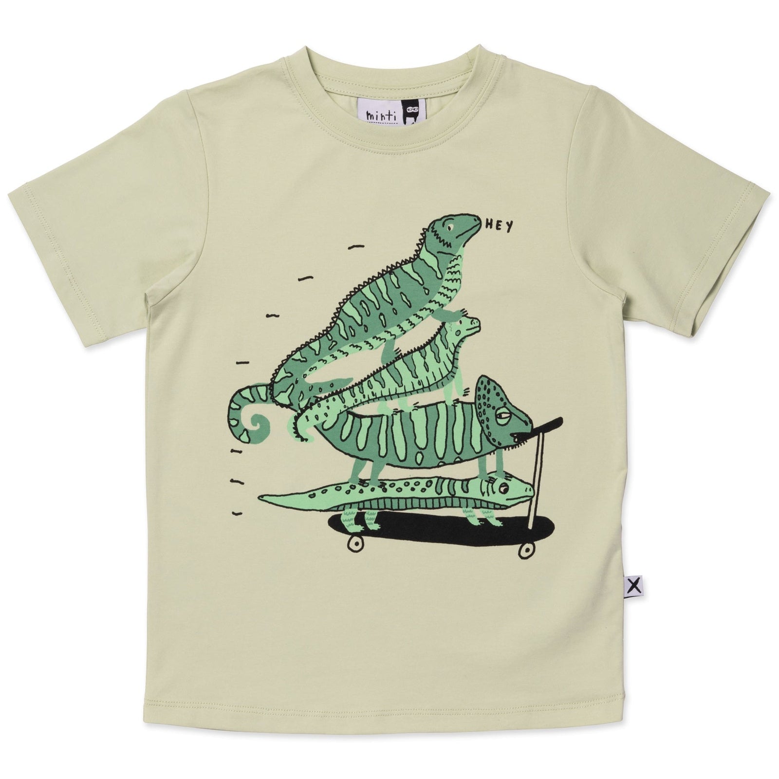 Lizard Stack Tee- Mint