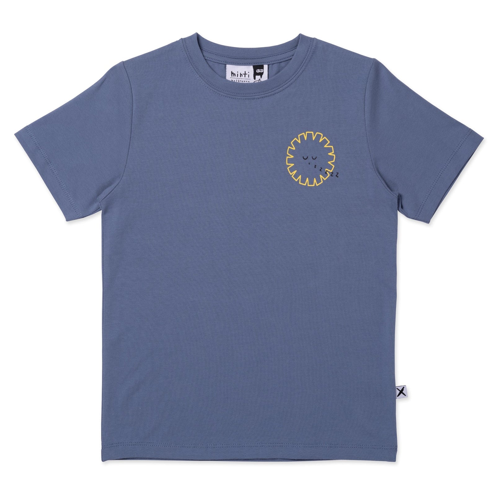 Rise And Shine Tee- Dull Blue