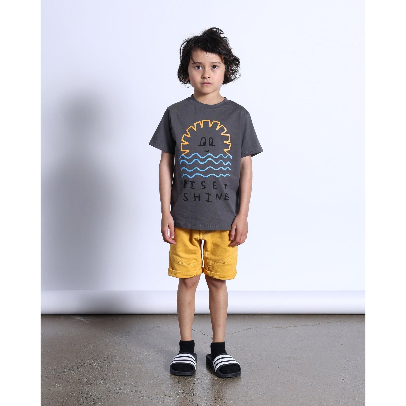 Rise And Shine Tee- Dark Grey