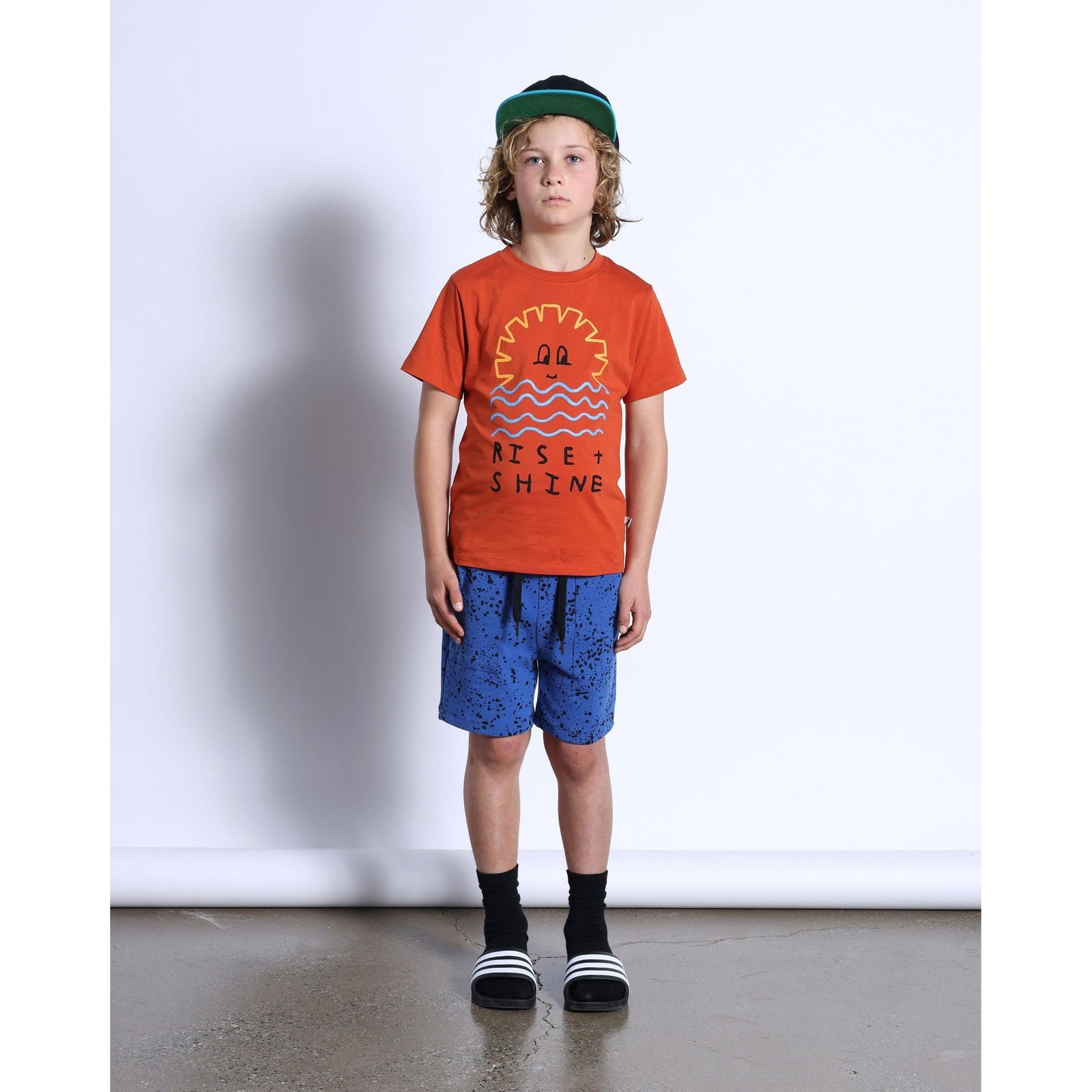 Rise And Shine Tee- Rust