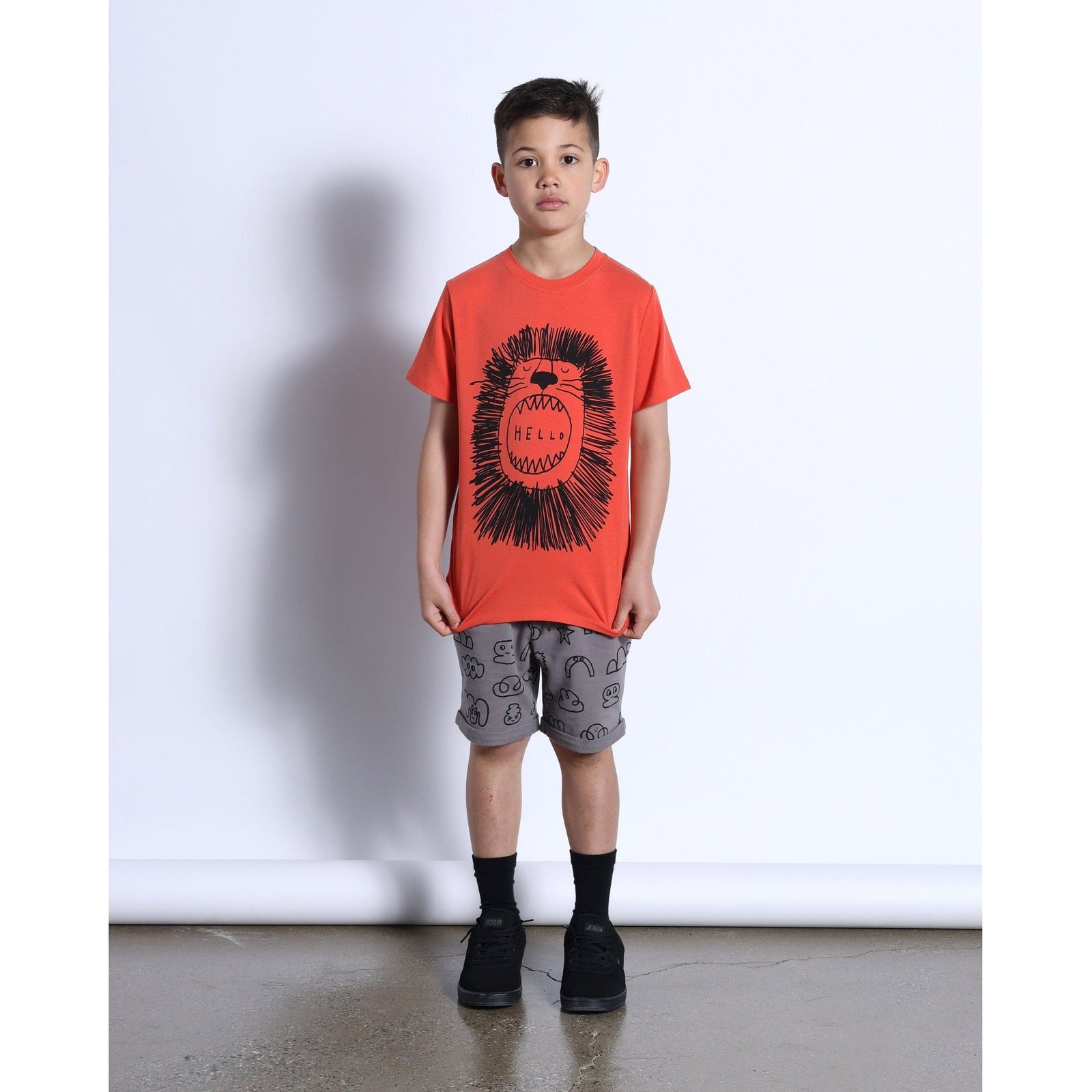 Roaring Lion Tee- Warm Orange