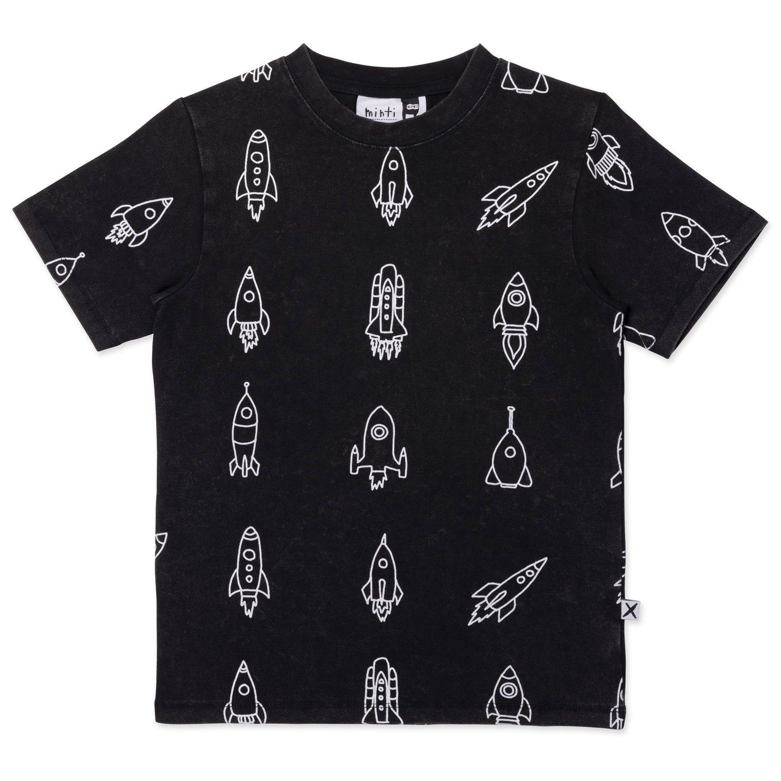 Rockets Tee- Black Wash