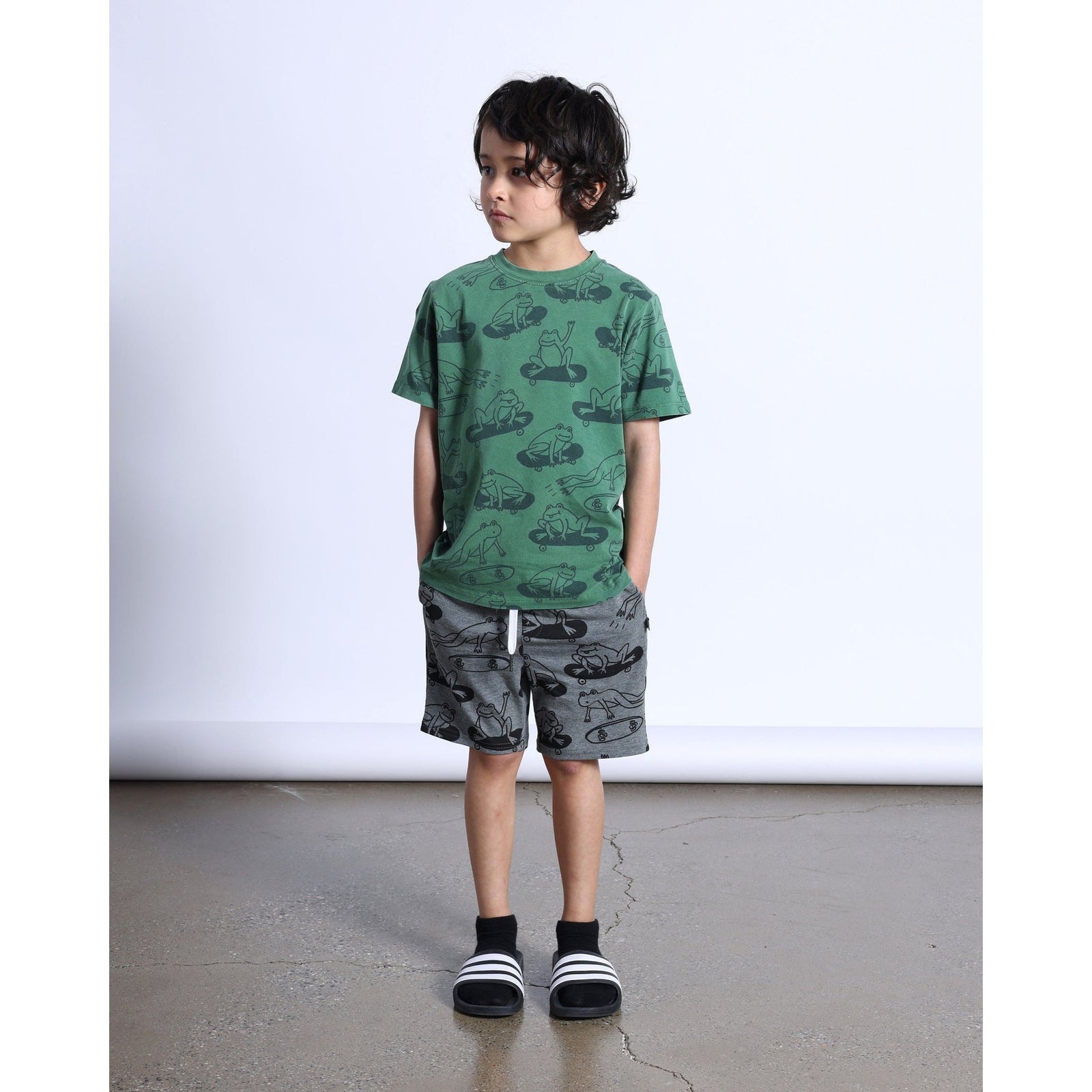 Skate Frogs Tee- Turf Wash
