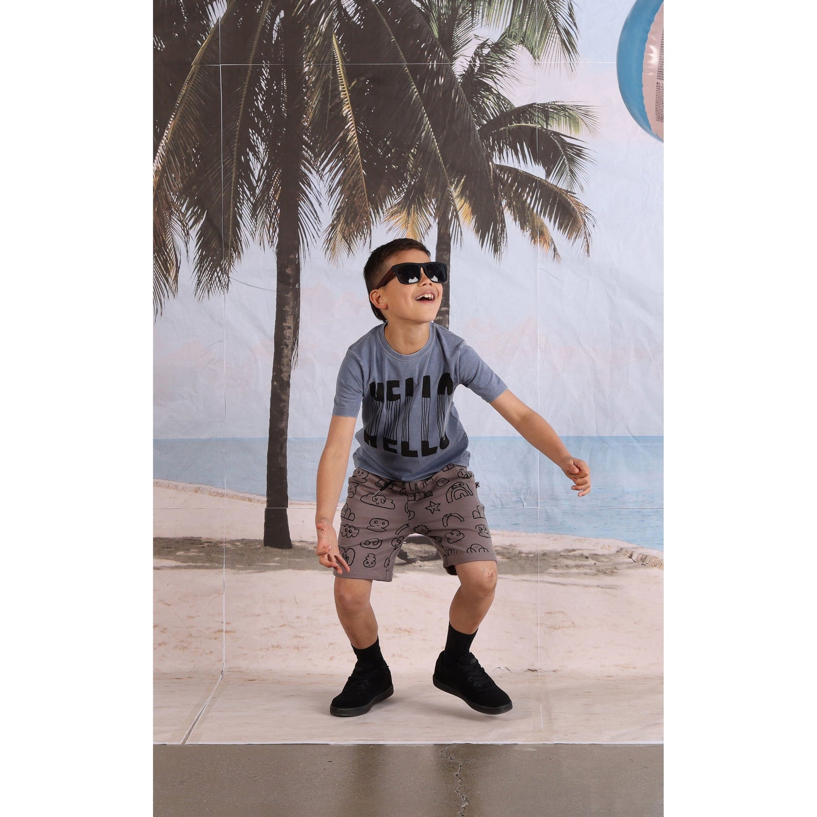 Drawings Short- Dark Grey