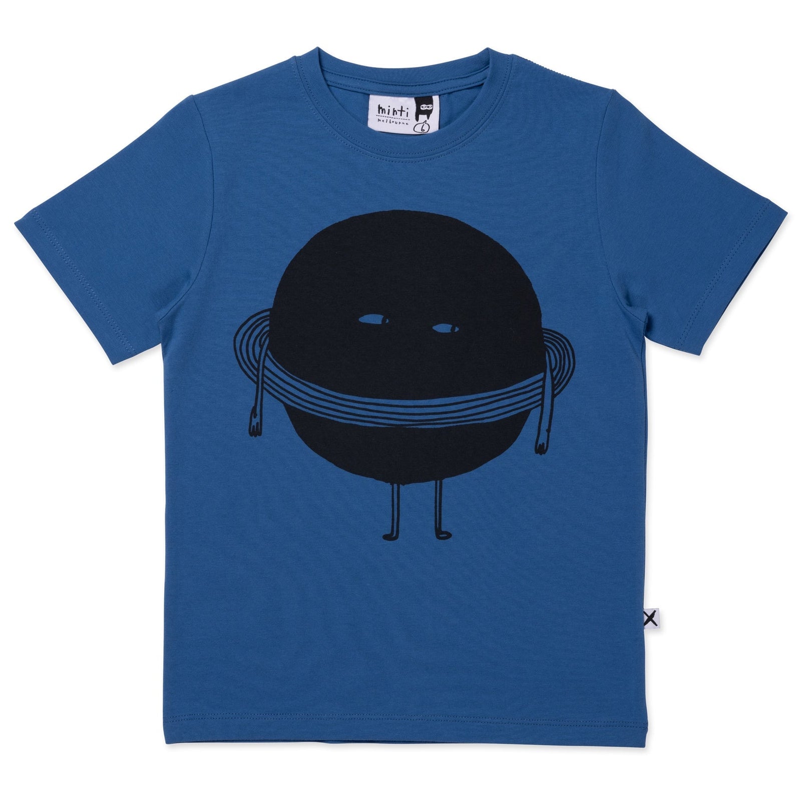 Sneaky Saturn Tee- Blue