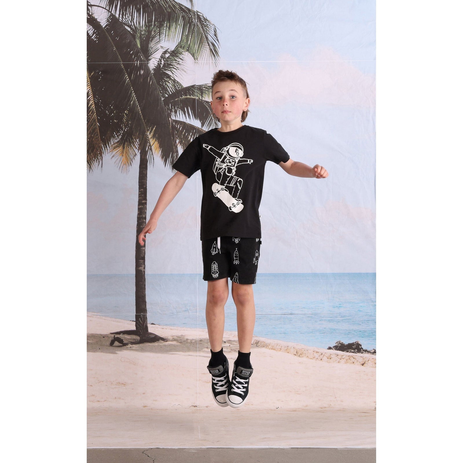 Rockets Short- Black Wash