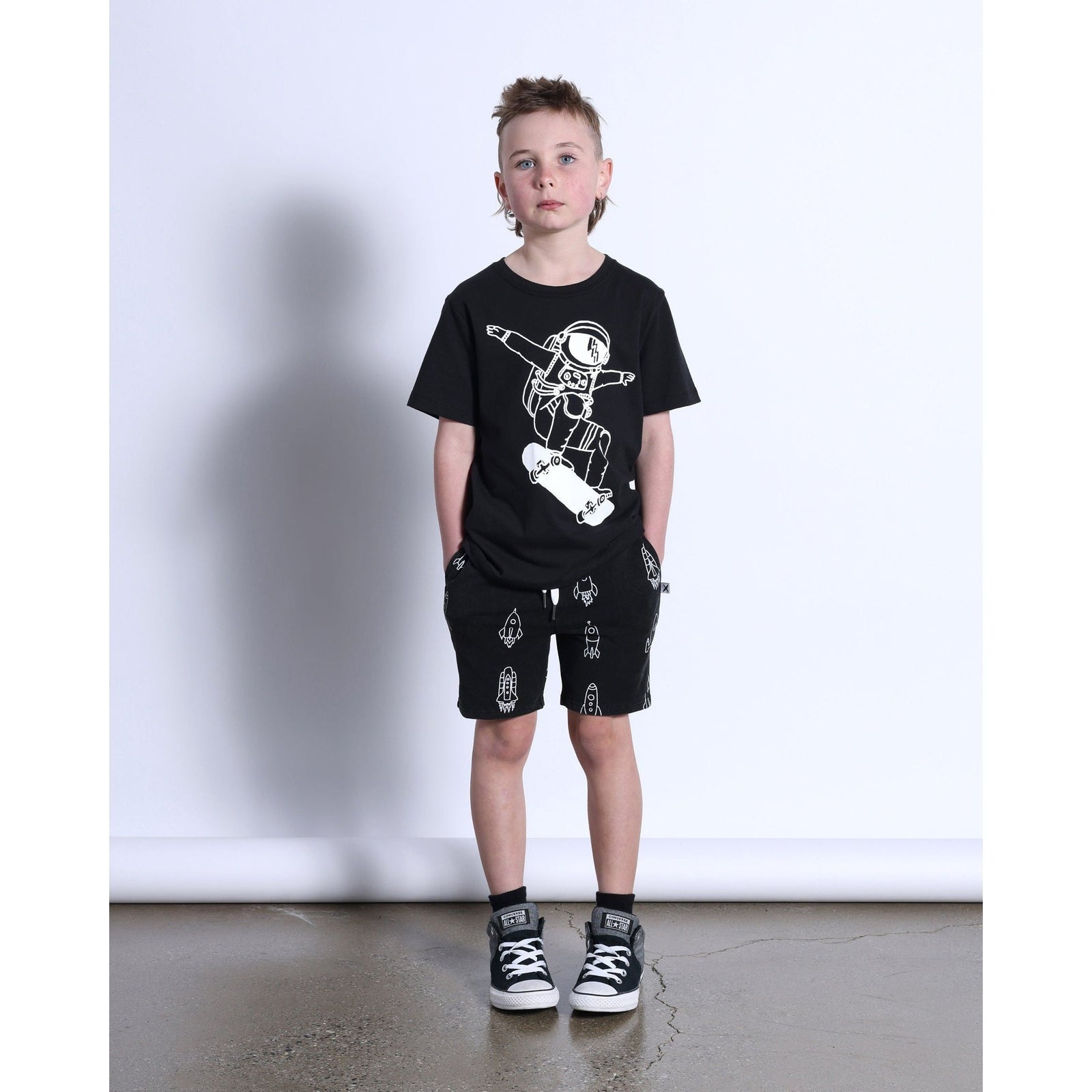 Rockets Short- Black Wash