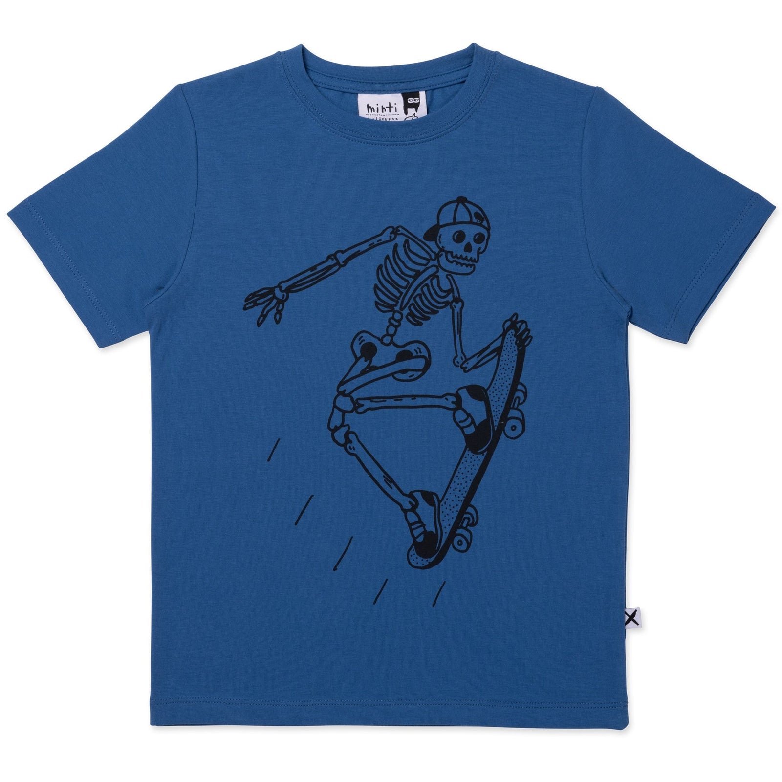 Speedy Skeleton Tee- Blue