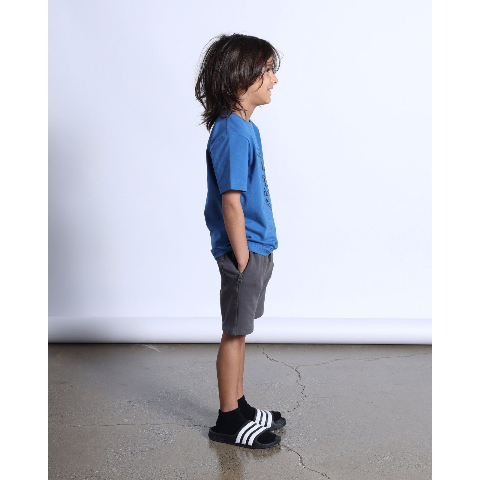 Speedy Skeleton Tee- Blue