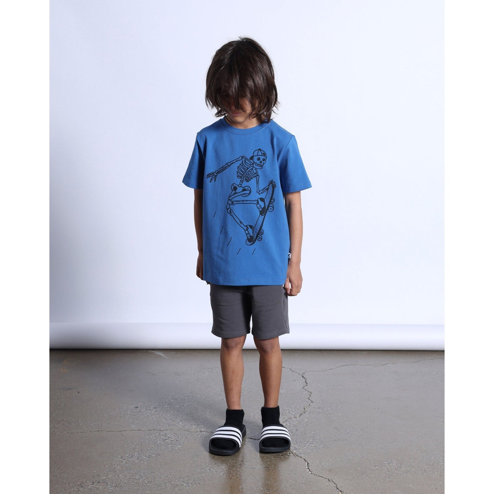 Speedy Skeleton Tee- Blue