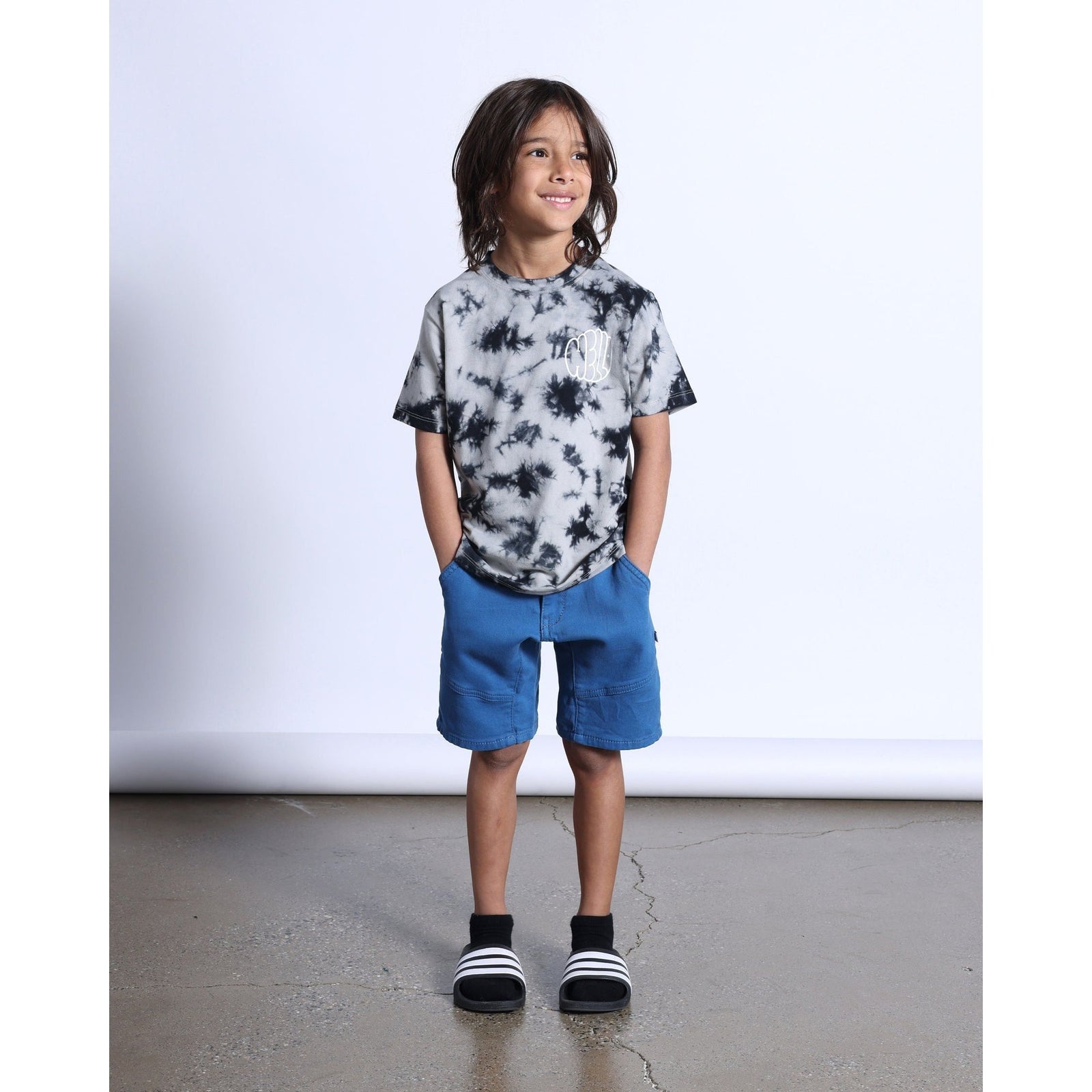 Soft Feel Chino Short- Cobalt