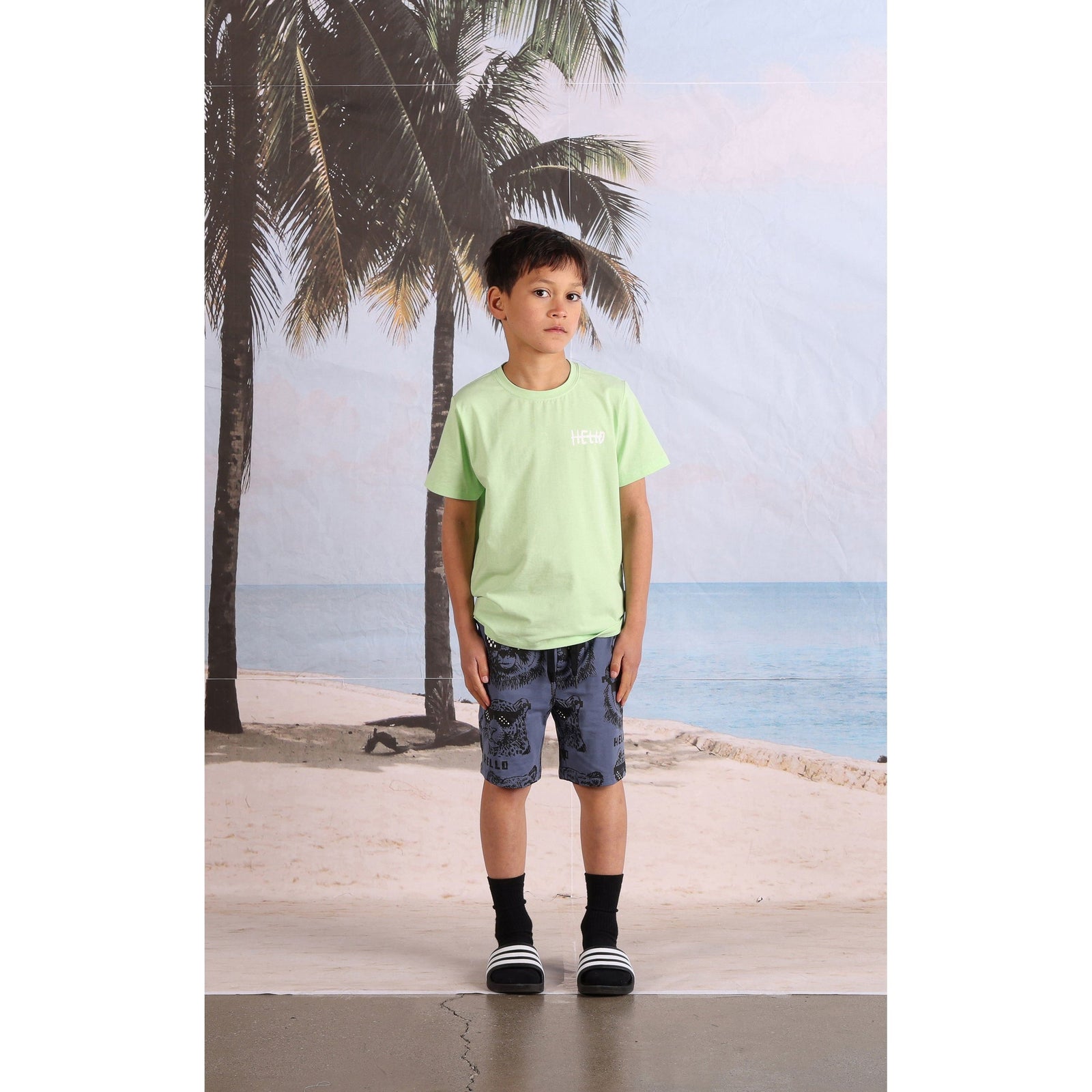 Pixelled Animals Short- Midnight