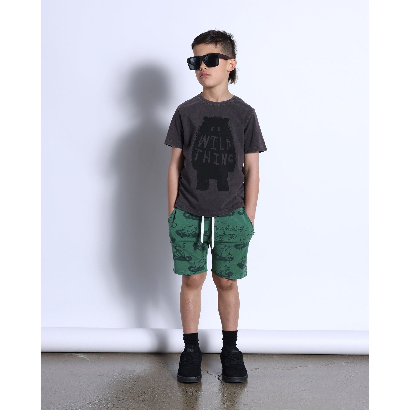 Skate Frogs Short- Turf Wash